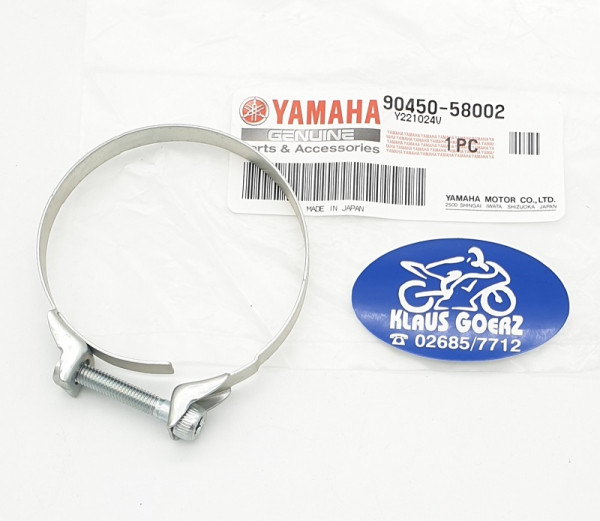 Schelle Ansauggummi Yamaha XJR 1300 02-06 OEM Ersatzteil 904506300200 HOSE CLAMP ASSY