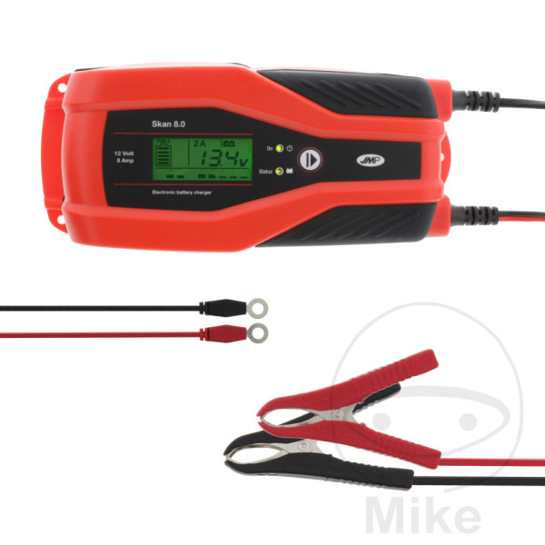 Batterieladegerät Motorrad Scan 8.0 12V 2-8 Ampere für 5-160Ah Batterien