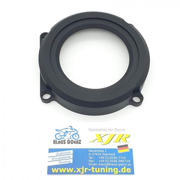 Motordeckel vorne links XJR 1200 1300 FJ 1200 schwarz, mit Sichtfenster