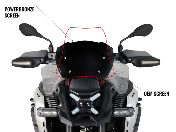 Adventure Sport Scheibe BMW R1300GS, 2024+ & R1300GS Adventure 2024+
