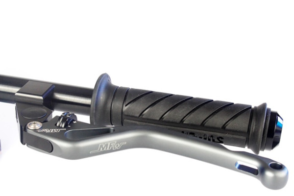 MFW Kupplungs- und Bremshebel-Set, Typ "Master Lever lang", edel perlgestrahlt, XJR 1300 99-03