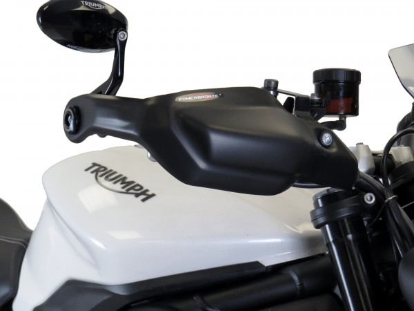 Handprotektoren TRIUMPH Street Triple R / Low 17-19 matt-schwarz