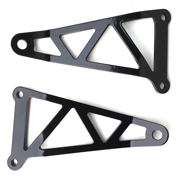 Auspuffhalter Paar Yamaha XJR 1200 4PU & XJR 1300 RP02, RP06, schwarz