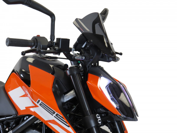 Windschild Scheinwerfer KTM 125 Duke / 390 Duke 2017+, 230mm hoch