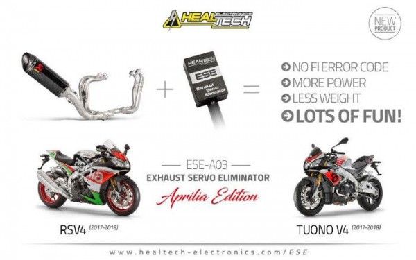 Healtech Auspuffklappen Servo Eliminator ESE-A03 Aprilia