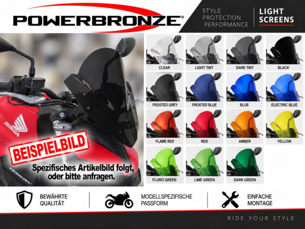Windschild Scheinwerfer DUCATI DIAVEL 11-14 (285 MM HOCH)