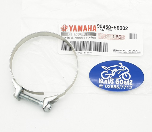 Klemmschelle Luftfilter-Ansauggummi XJR 904505800200 HOSE CLAMP ASSY, OEM Yamaha