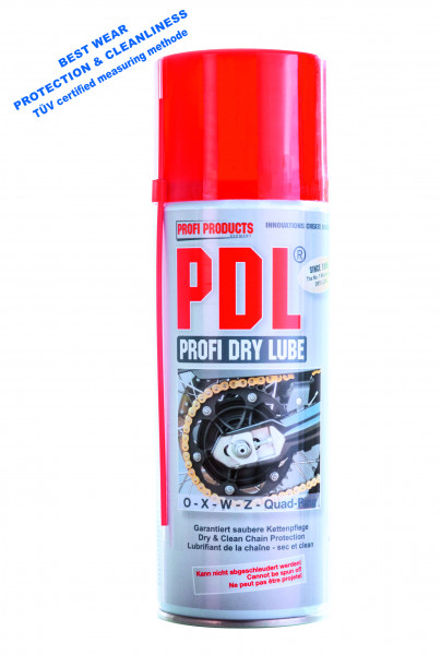 PROFI DRY LUBE Trockenfilm Kettenspray -das Nr. 1 Teflon-Spray