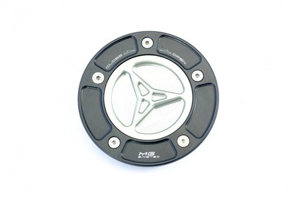 Tankdeckel Aluminium CNC gefräst farbig eloxiert Yamaha